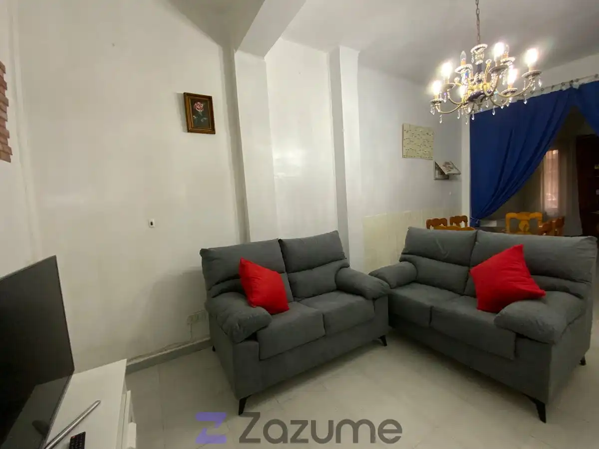 Sala de estar de Piso de alquiler en Sueca con Aire acondicionado, Trastero y Amueblado