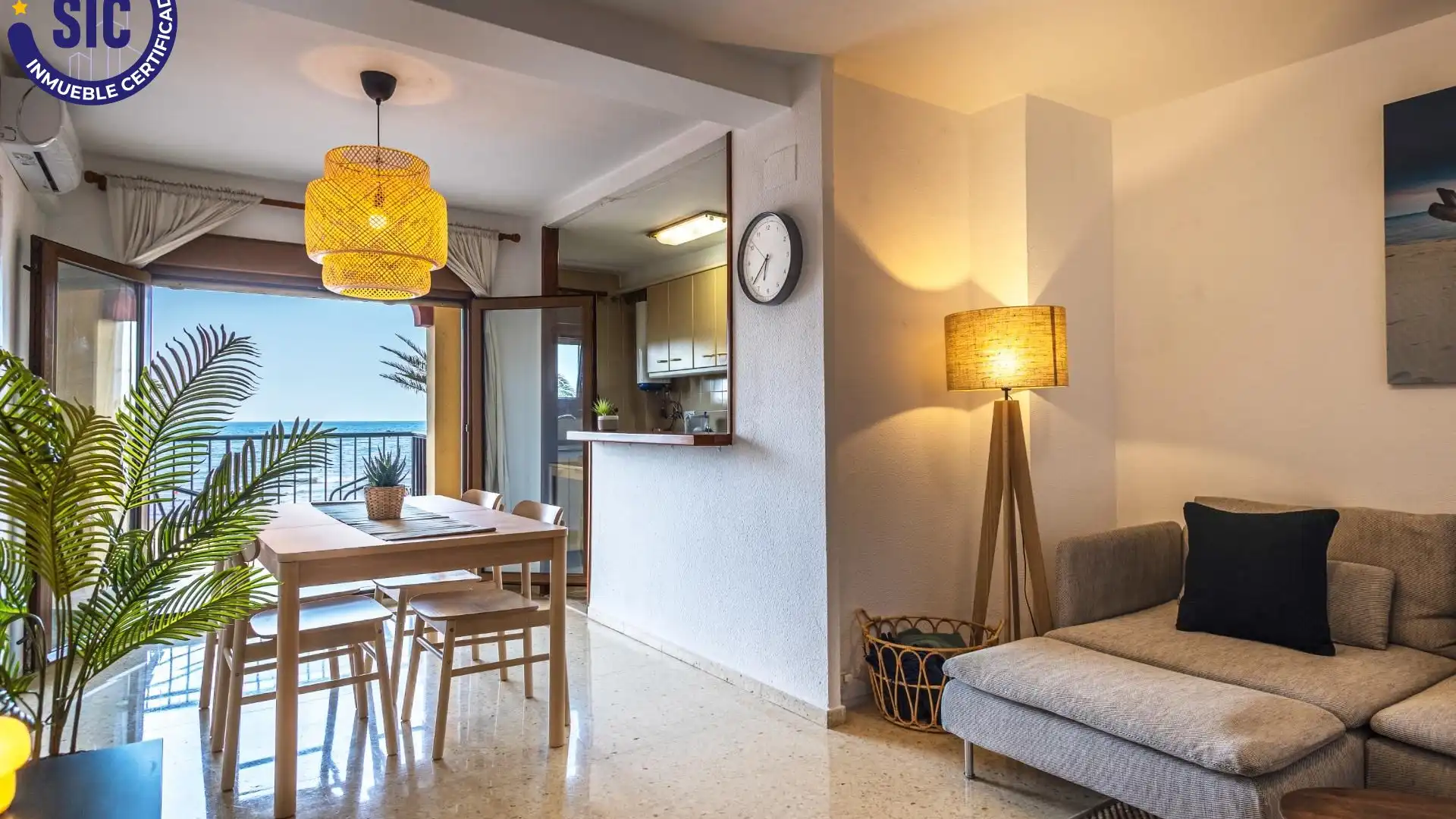 Sala de estar de Piso en venta en Alboraya con Aire acondicionado, Terraza y Amueblado