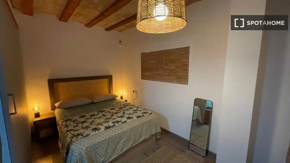 Habitación de Piso de alquiler en Barcelona con Aire acondicionado, Calefacción y Amueblado