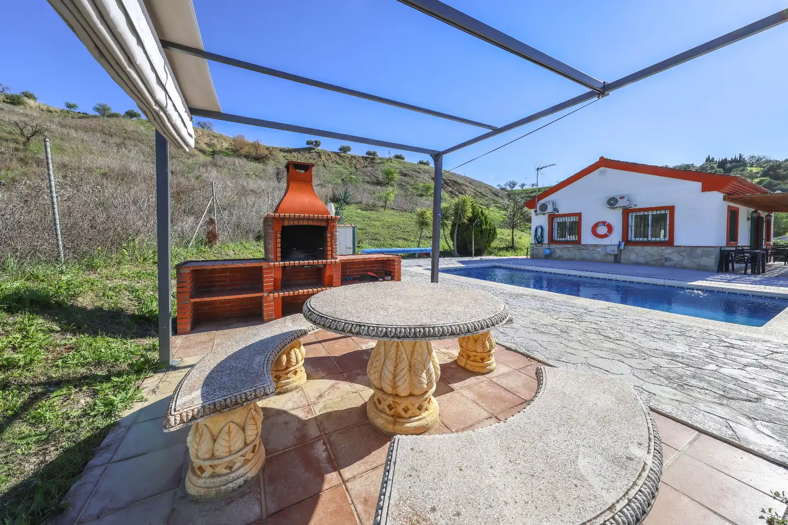 Garten von Haus oder Chalet zum Verkauf in Coín mit Klimaanlage, Privatgarten und Schwimmbad