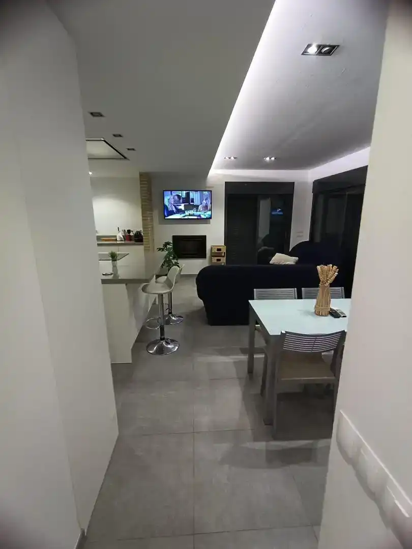 Sala d'estar de Pis en venda en Aldover amb Aire condicionat, Piscina i Balcó