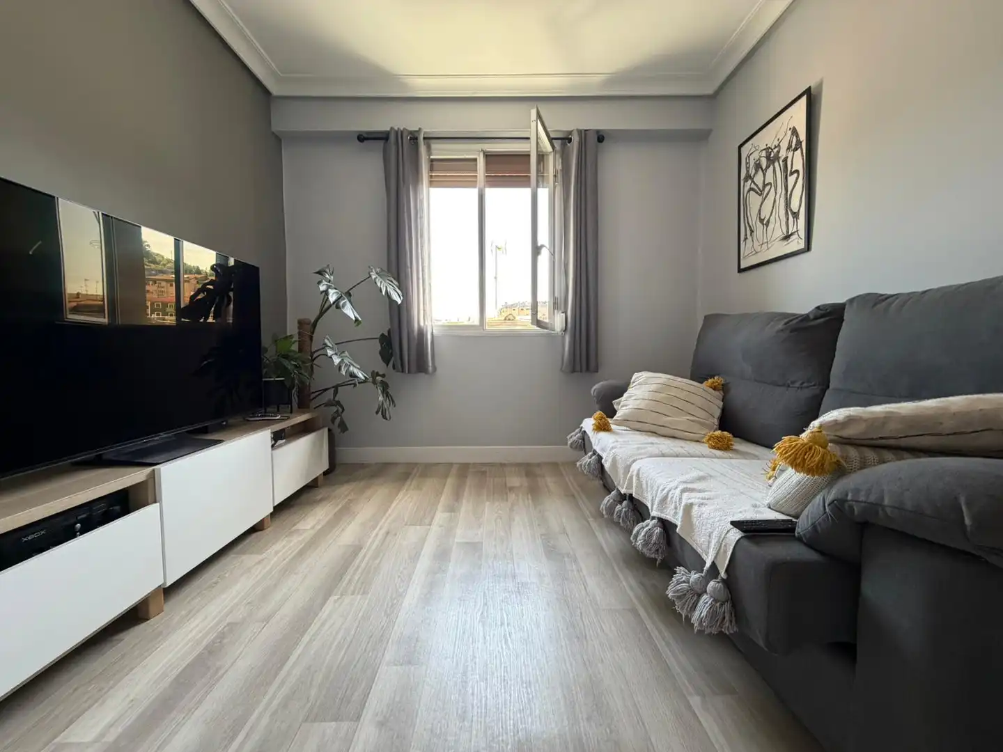 Sala de estar de Piso en venta en Eibar con Amueblado
