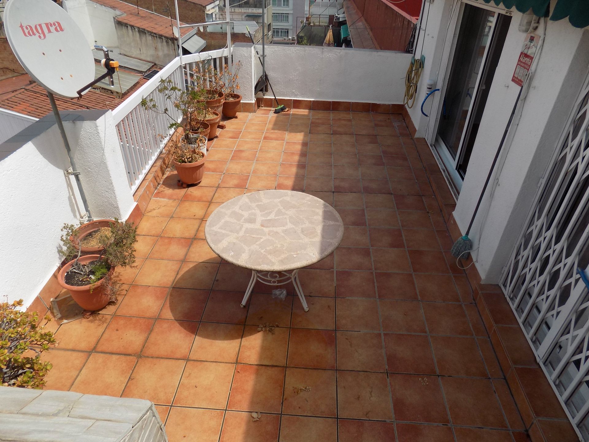Terrace of Attic for sale in Badalona  with Air Conditioner, Heating and Parquet flooring