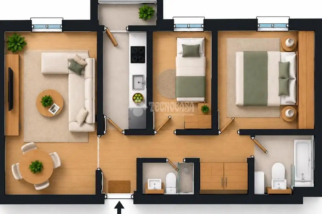 Piso con ascensor en venta en Villaverde, imagen 49
