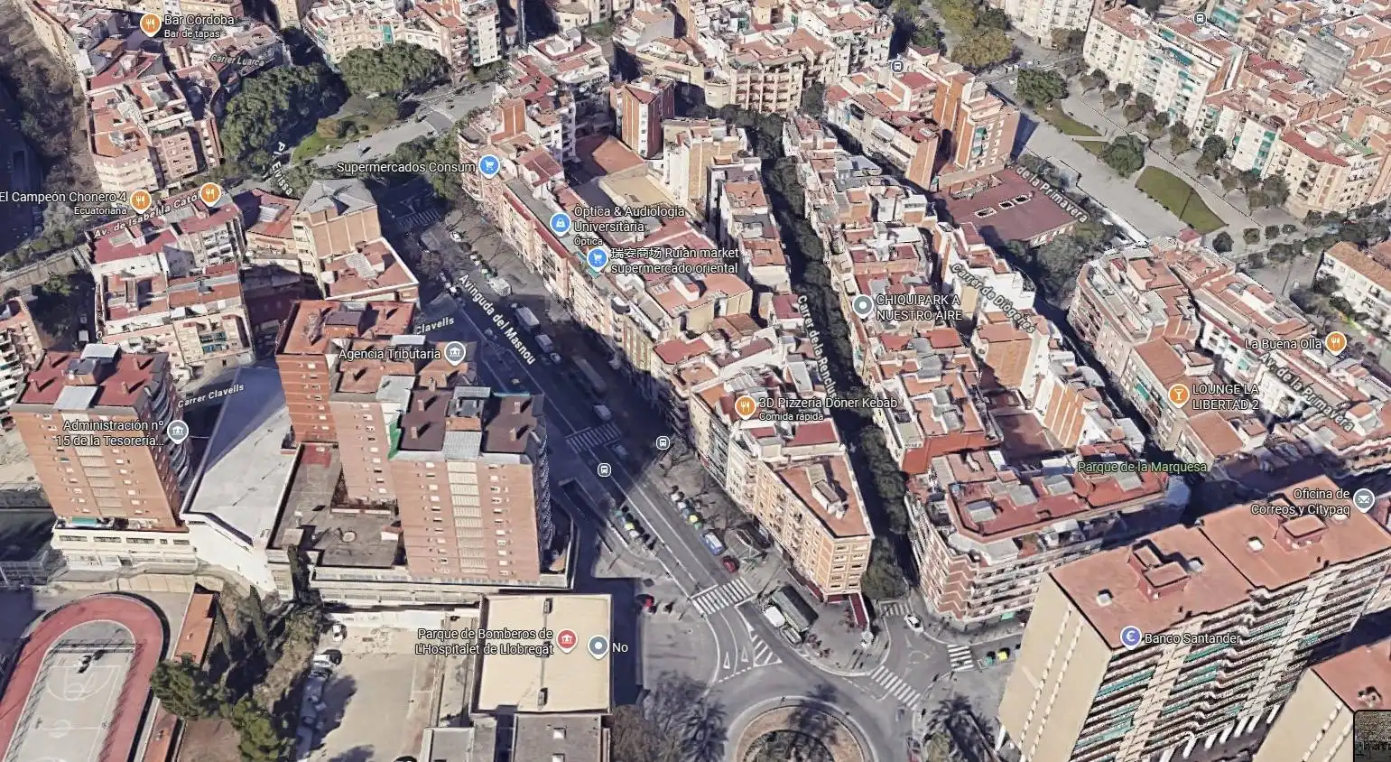 Exterior view of Flat for sale in L'Hospitalet de Llobregat