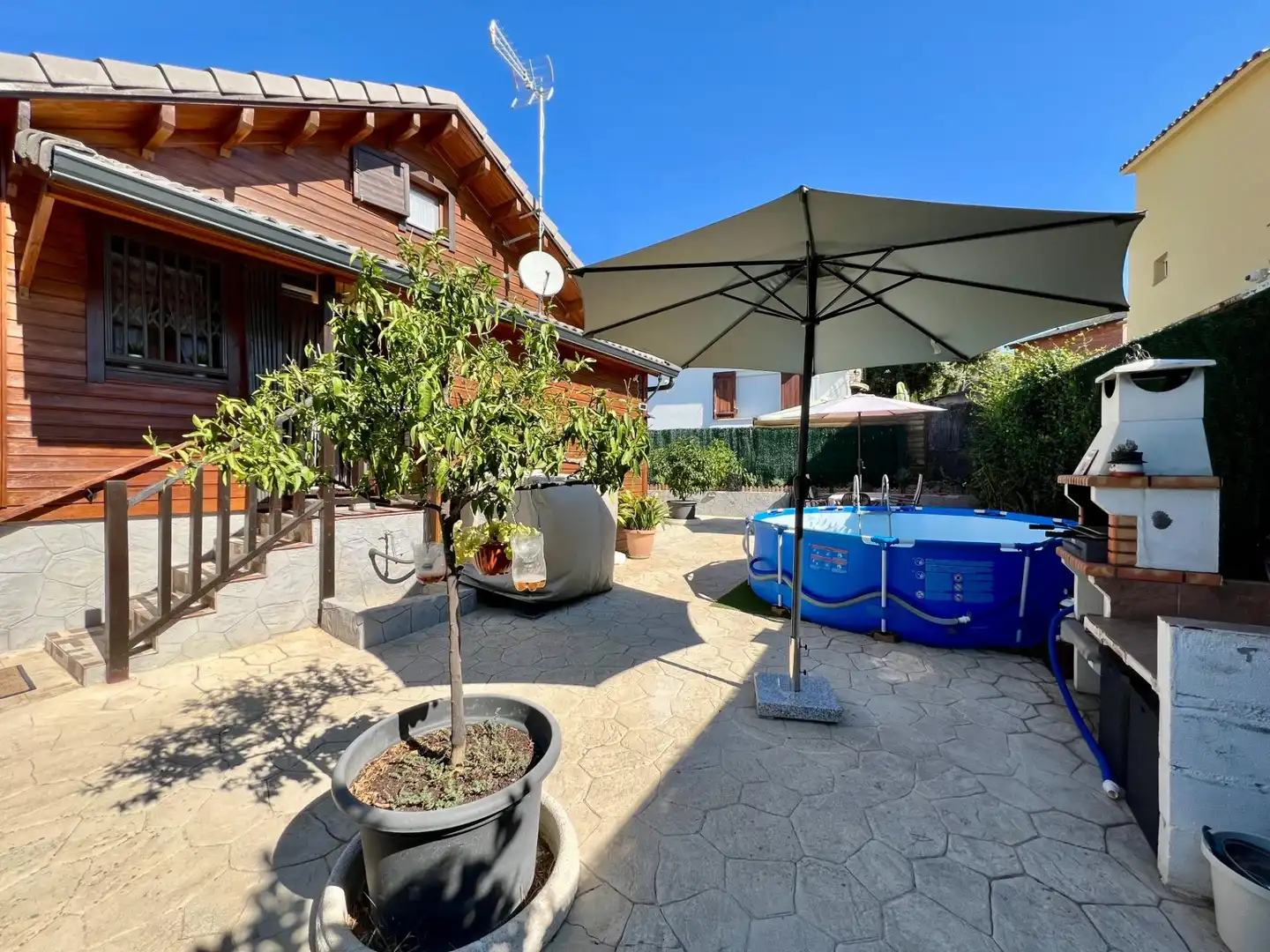Terraza de Casa o chalet en venta en Cànoves I Samalús con Aire acondicionado, Calefacción y Jardín privado