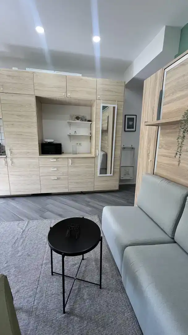 Wohnzimmer von Wohnung zur Miete in  Valencia Capital mit Klimaanlage