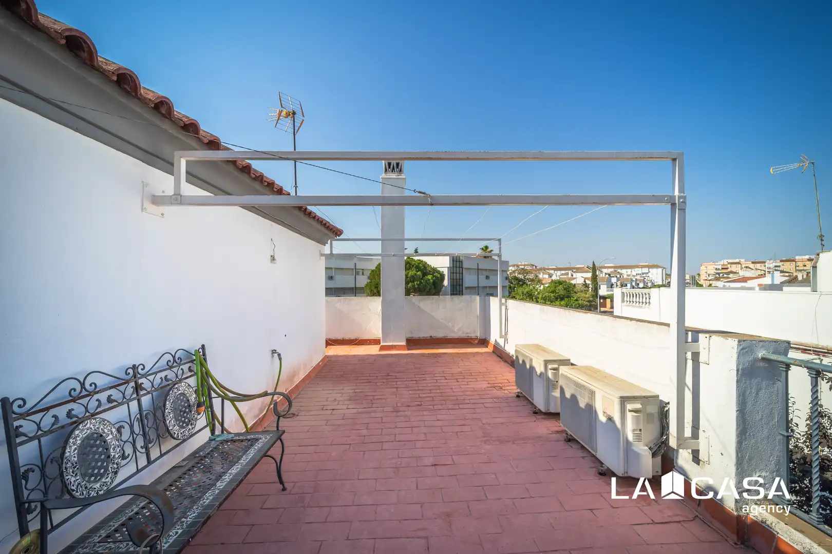 Terrassa de Casa adosada en venda en Dos Hermanas