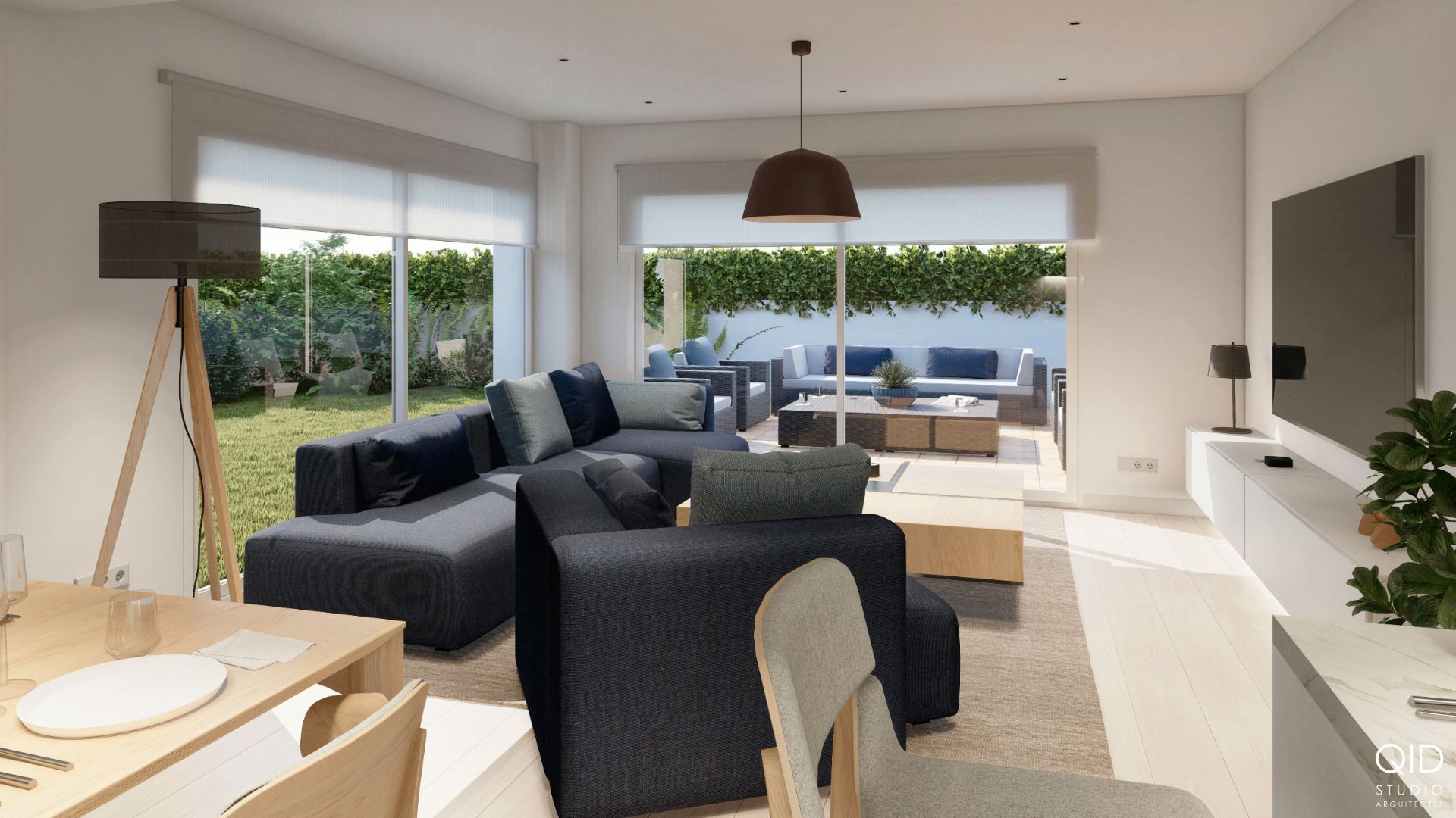 Wohnzimmer von Erdgeschoss zum verkauf in Santa Maria de Palautordera mit Klimaanlage, Heizung und Parkett