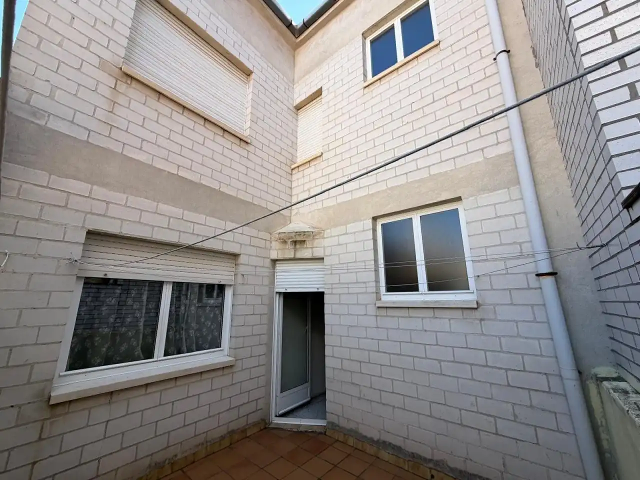 Vista exterior de Casa o xalet en venda en Villarejo de Órbigo amb Calefacció, Parquet i Terrassa