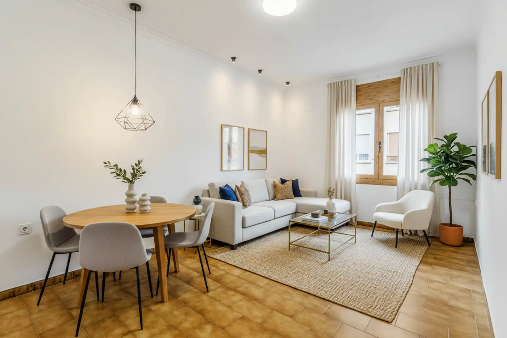 Sala de estar de Piso en venta en Barcelona