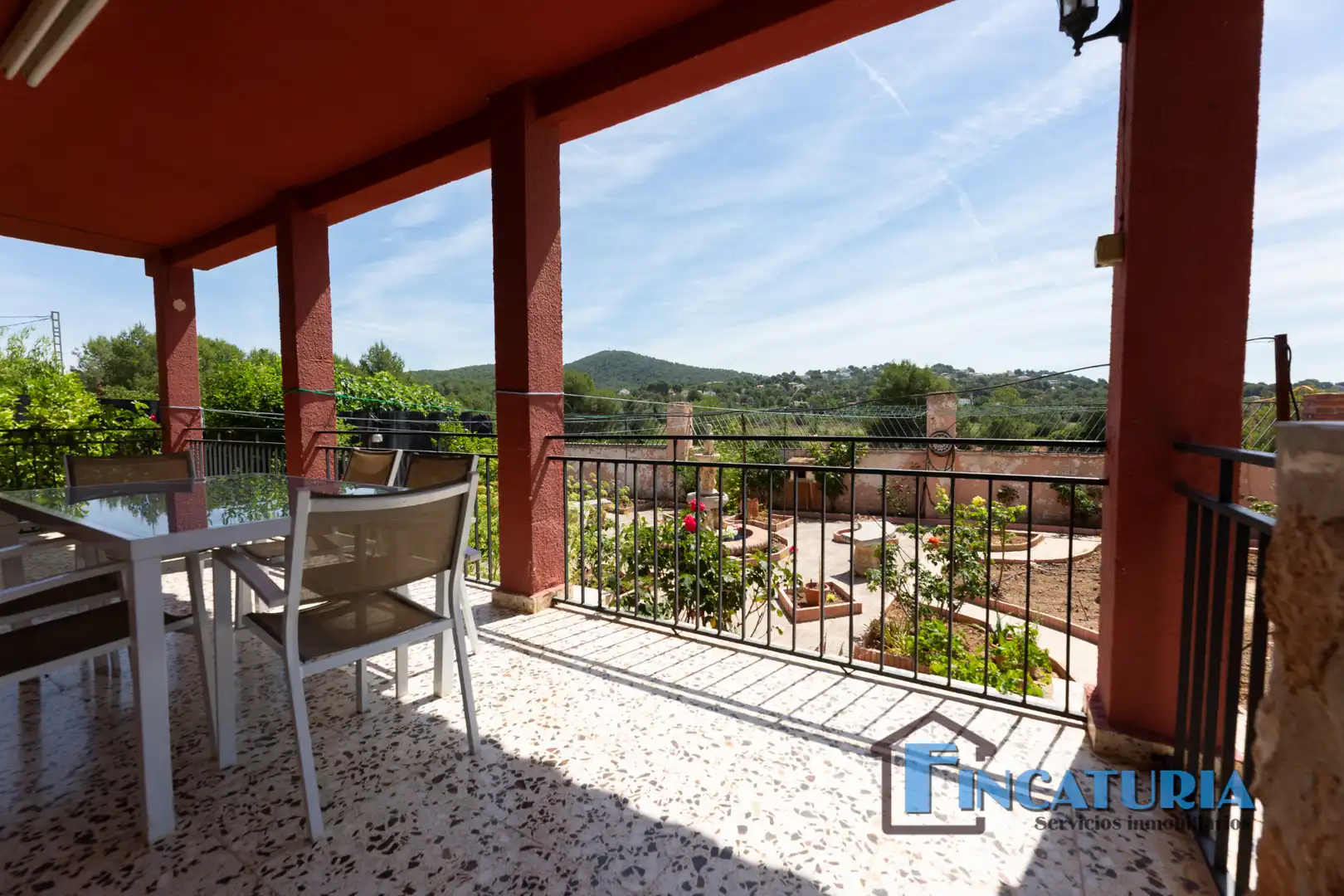 Terrassa de Casa o xalet en venda en Vilamarxant amb Aire condicionat, Jardí privat i Terrassa