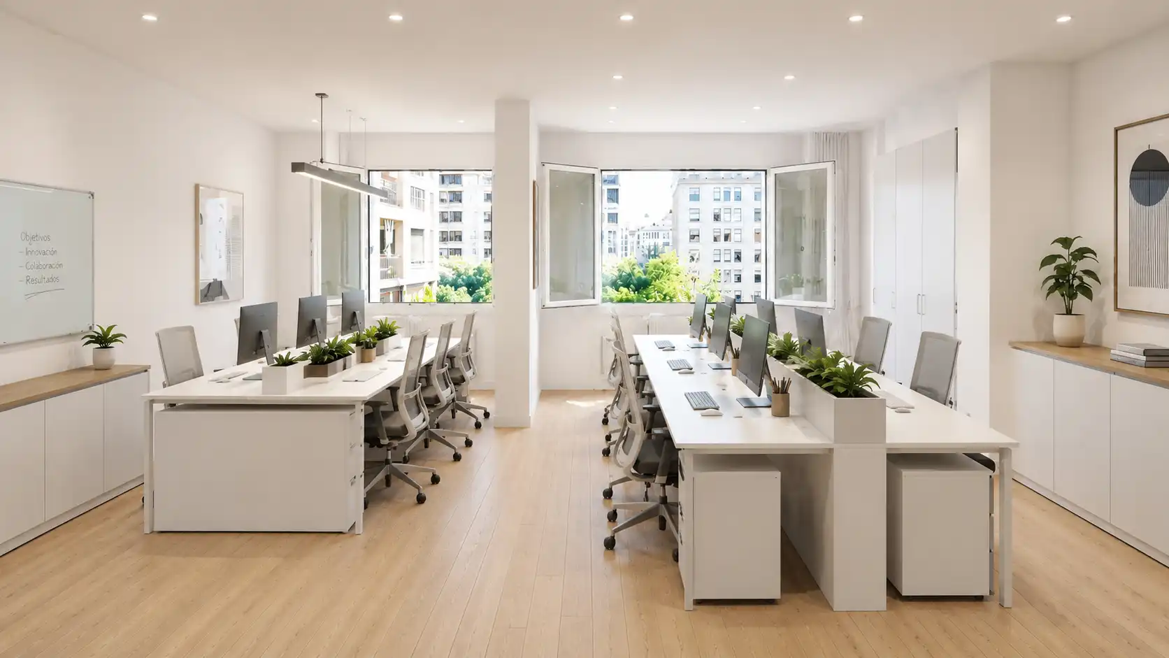Büro zur Miete in Barcelona mit Klimaanlage, Heizung und Internet