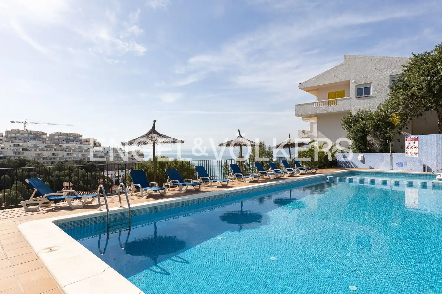 Piscina de Ático de alquiler en Cullera con Aire acondicionado, Calefacción y Parquet