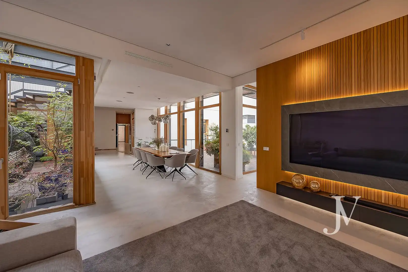 Sala de estar de Ático en venta en Madrid con Aire acondicionado, Calefacción y Jardín privado