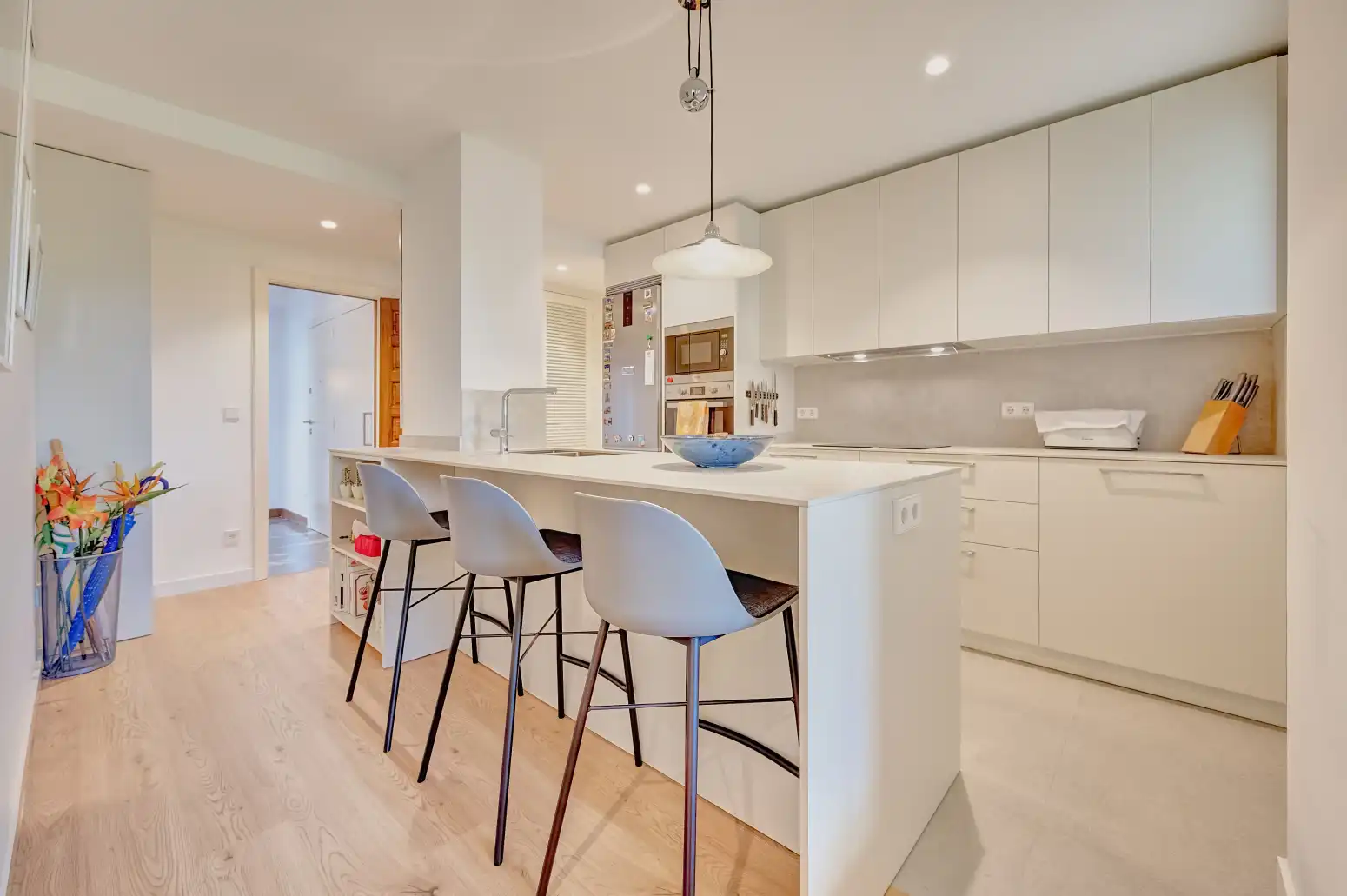 Kitchen of Flat for sale in  Pamplona / Iruña  with Heating and Parquet flooring
