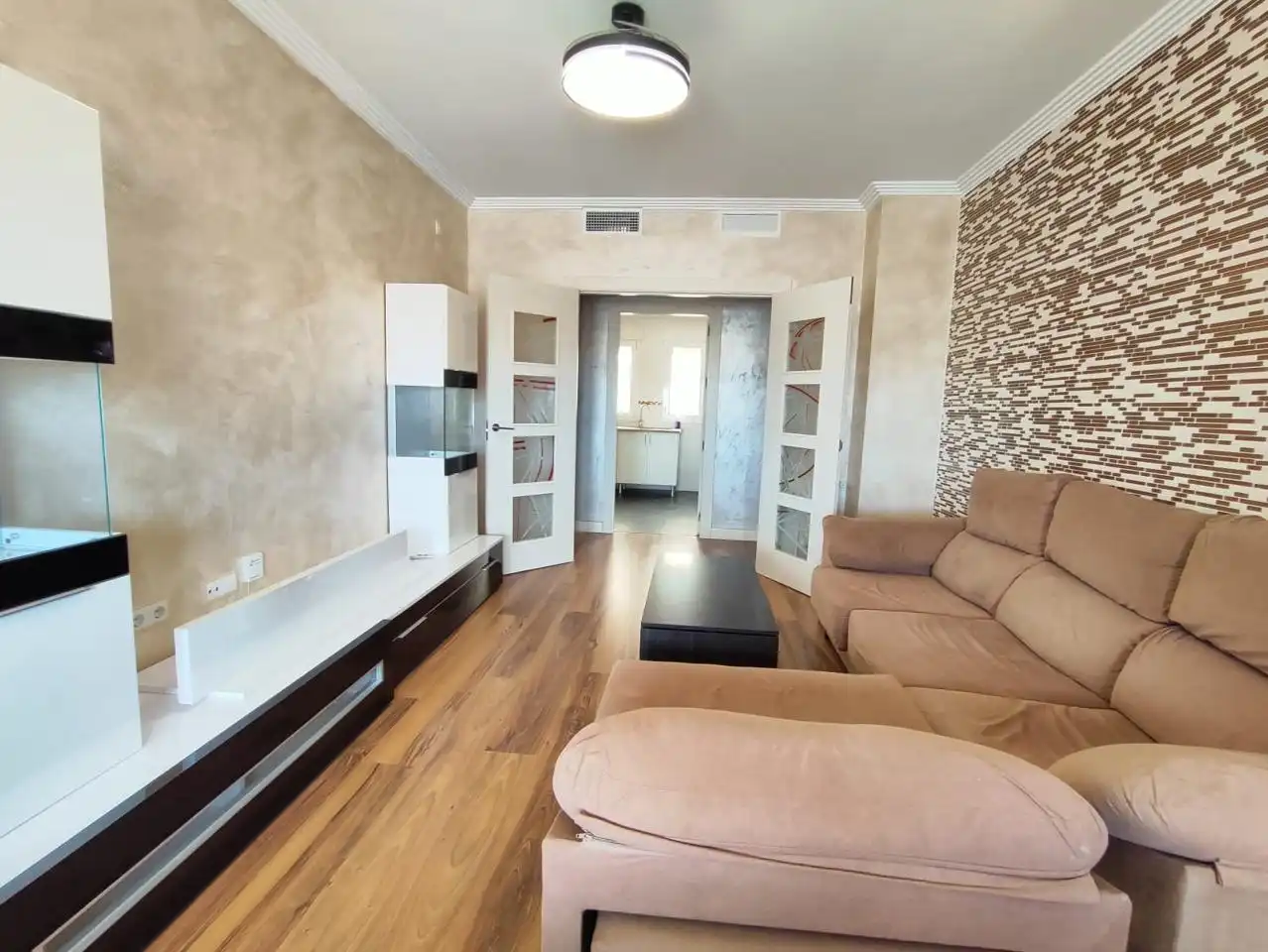 Living room of Attic for sale in La Gineta  with Heating, Terrace and Furnished