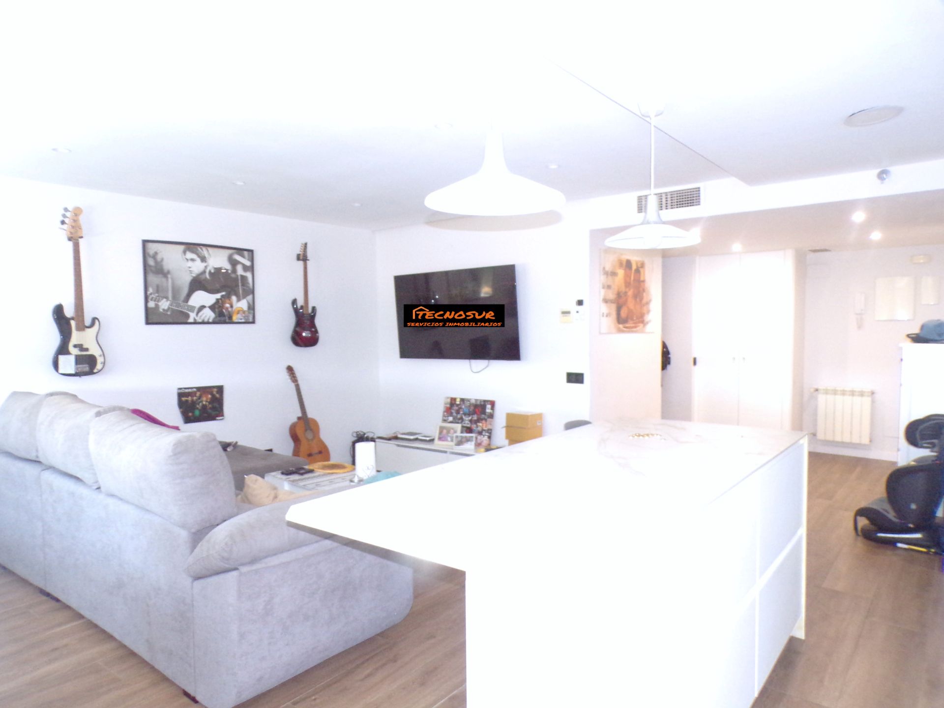Living room of Flat for sale in Fuenlabrada  with Air Conditioner, Heating and Storage room