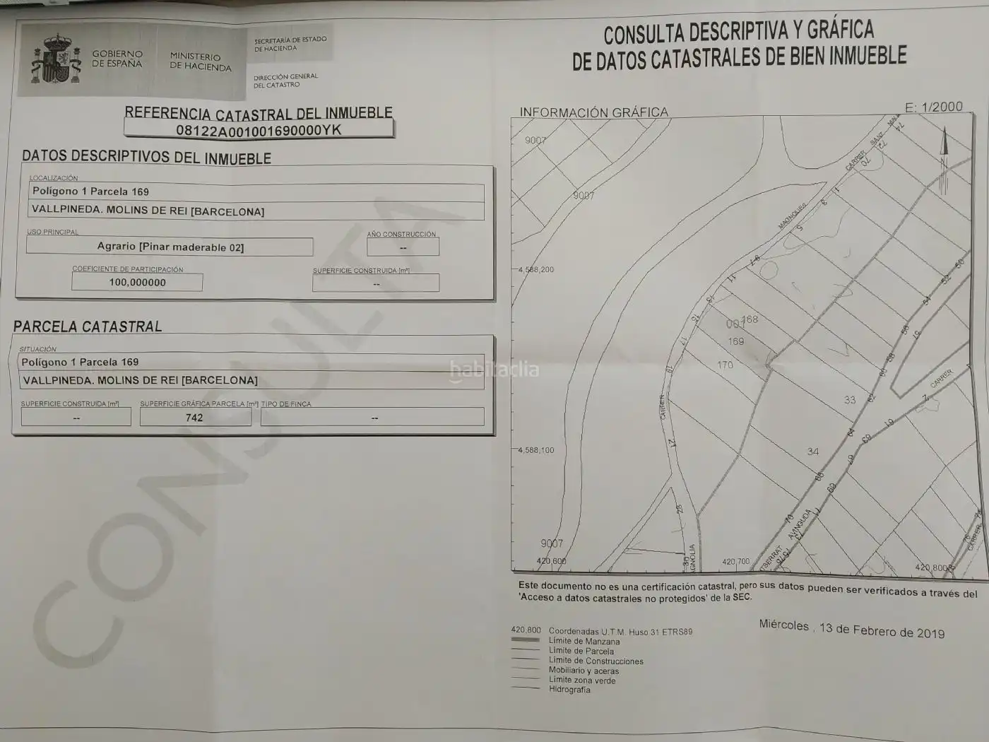 Rural land for sale in Carrer Magnòlia 15