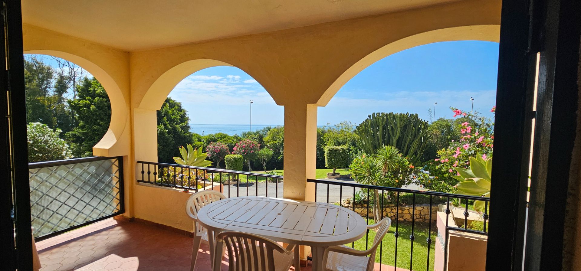 Jardí de Apartament de lloguer en Mijas amb Aire condicionat, Calefacció i Terrassa