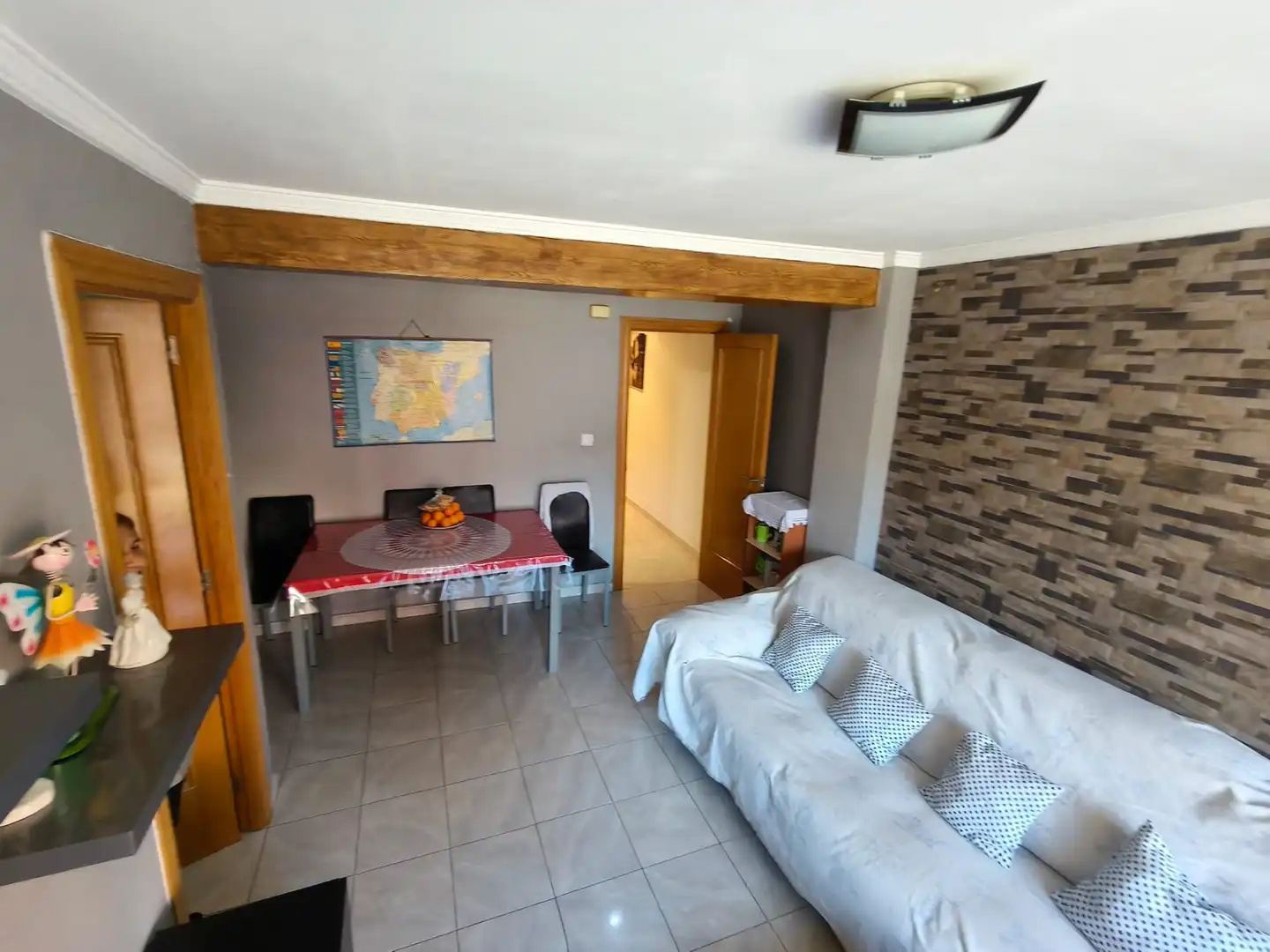 Sala de estar de Piso en venta en Valencia con Aire acondicionado, Terraza y Balcón