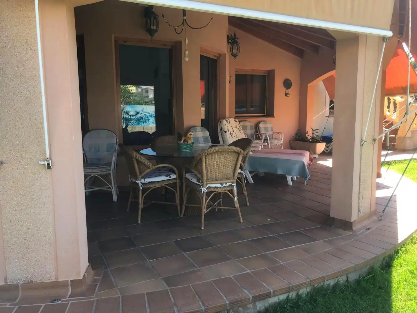 Terraza de Casa o chalet de alquiler en Dénia con Aire acondicionado, Calefacción y Jardín privado