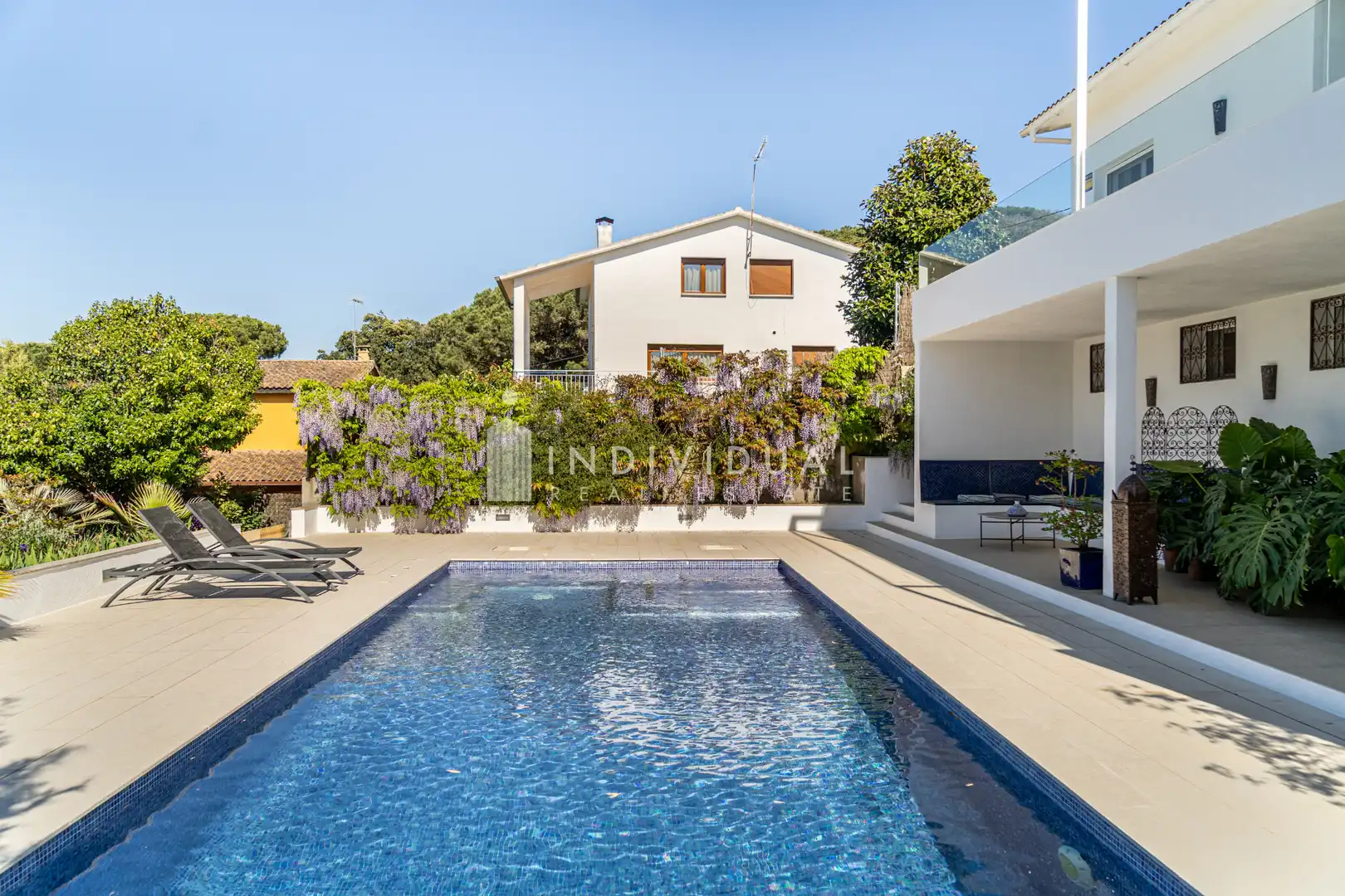 Piscina de Casa o xalet en venda en Vallromanes amb Aire condicionat, Calefacció i Jardí privat