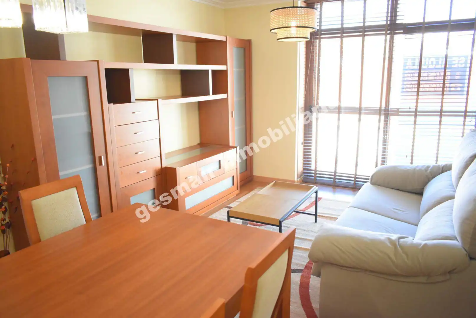 Living room of Flat for rent in Poio  with Heating, Parquet flooring and Terrace