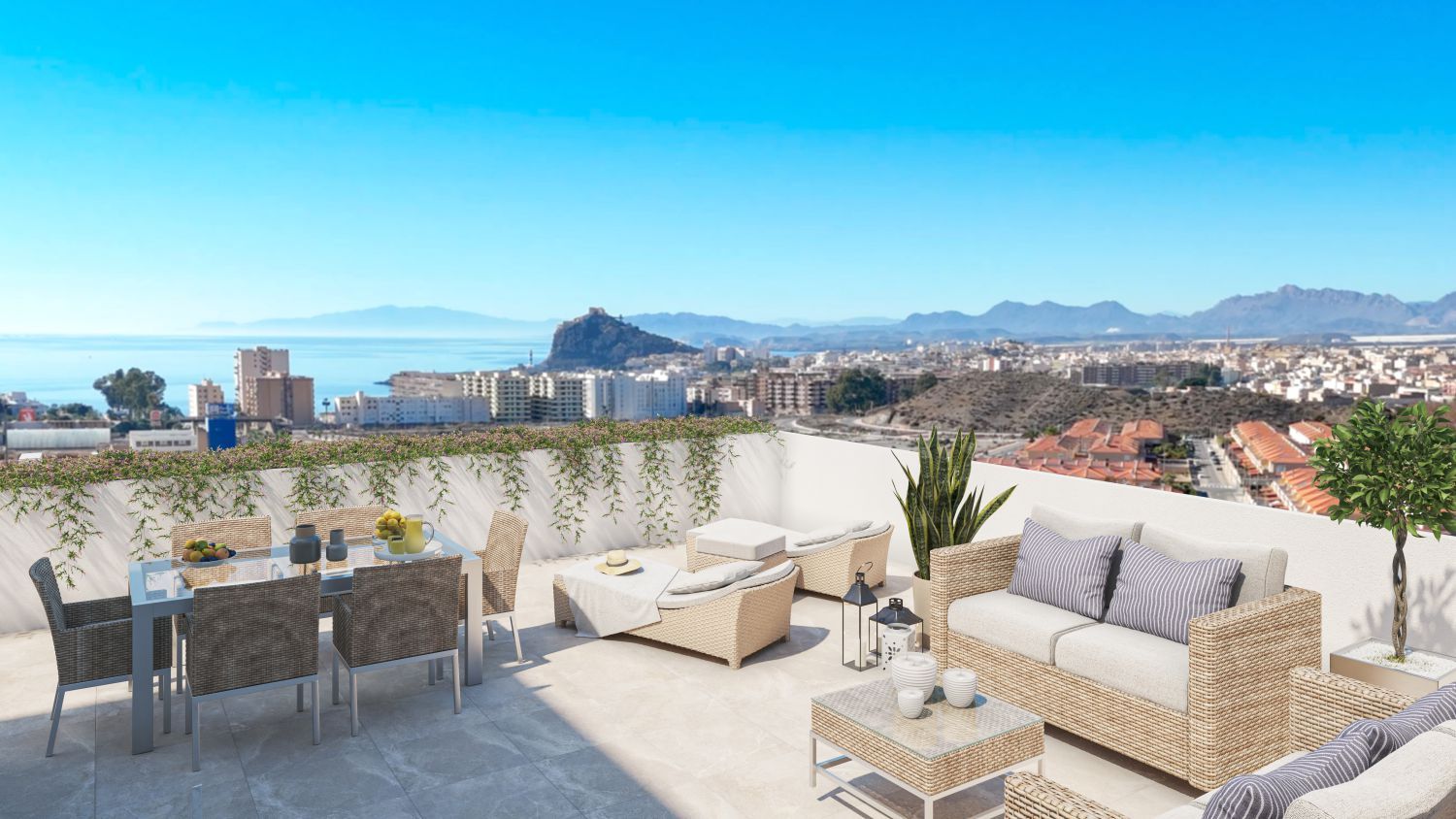 Terrace of Apartment for sale in Águilas  with Air Conditioner, Heating and Terrace