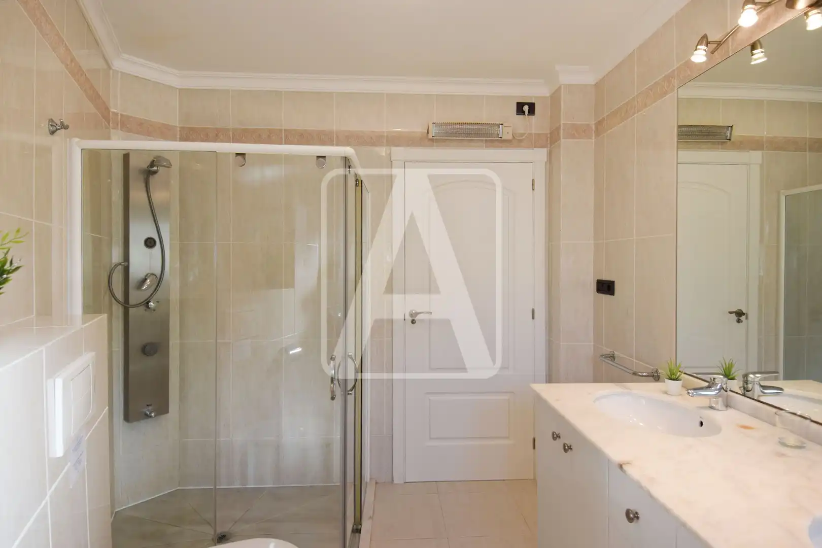Bany de Apartament en venda en Benissa amb Aire condicionat, Calefacció i Jardí privat