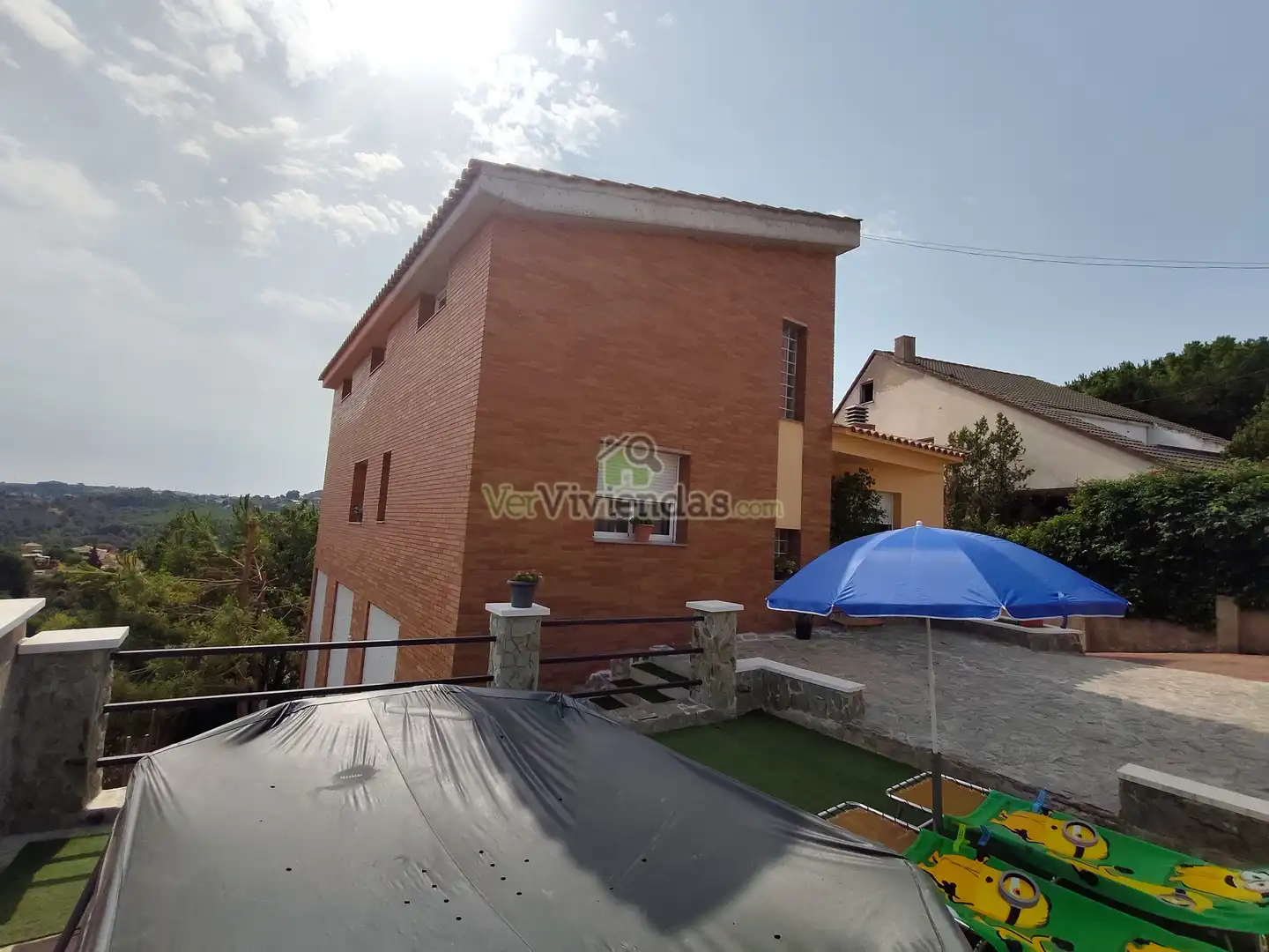 Vista exterior de Casa o chalet en venta en Piera con Calefacción, Jardín privado y Terraza