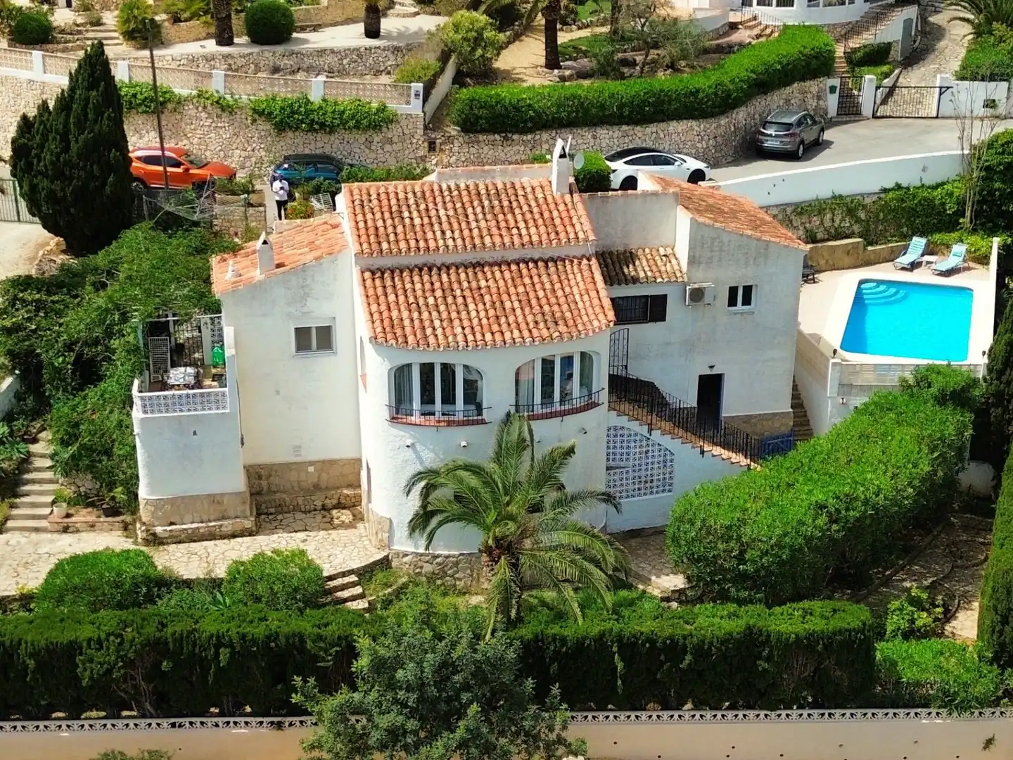 Vista exterior de Casa o chalet en venta en Jávea / Xàbia con Aire acondicionado, Calefacción y Piscina