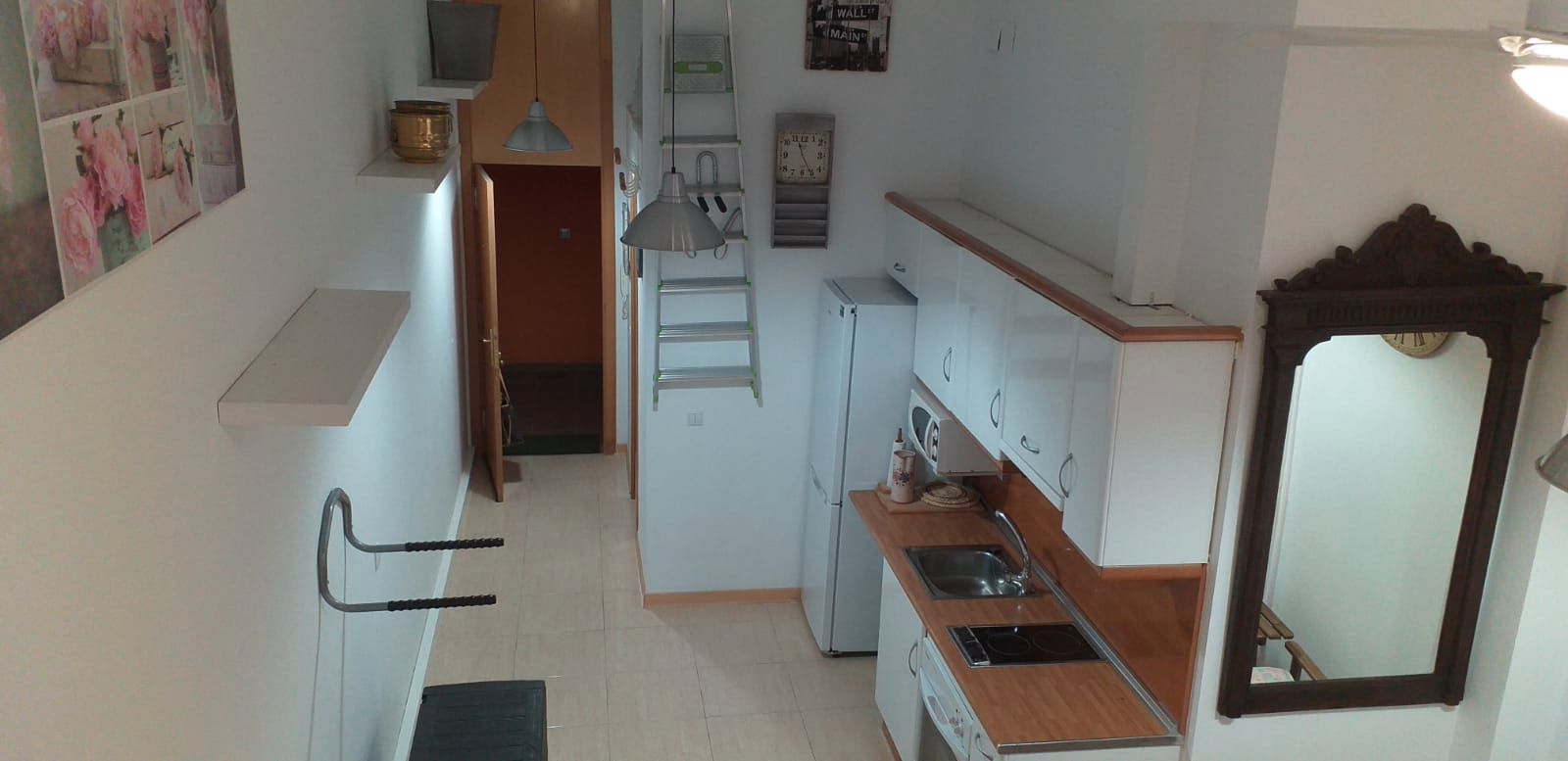 Cuina de Loft en venda en  Valencia Capital amb Moblat, Forn i Rentadora