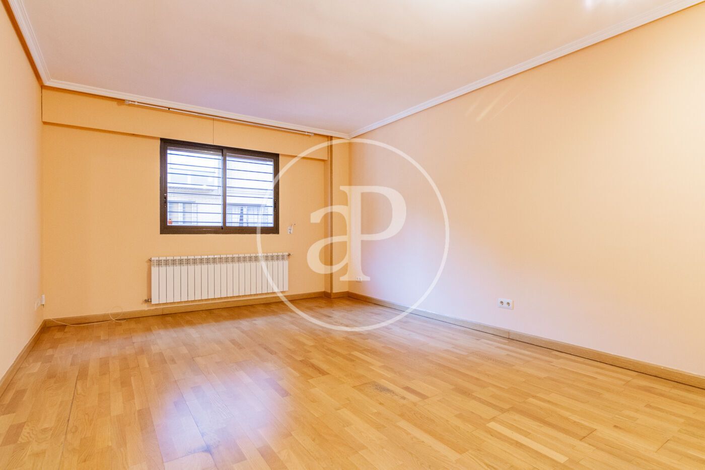 Sala de estar de Piso de alquiler en  Madrid Capital con Aire acondicionado, Calefacción y Jardín privado