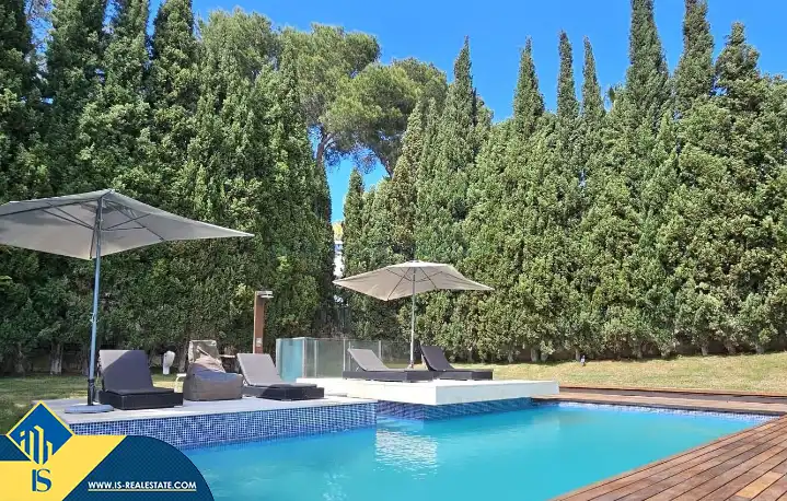 Swimming pool of Houses for sale in Santa Eulària des Riu  with Terrace, Swimming Pool and Furnished