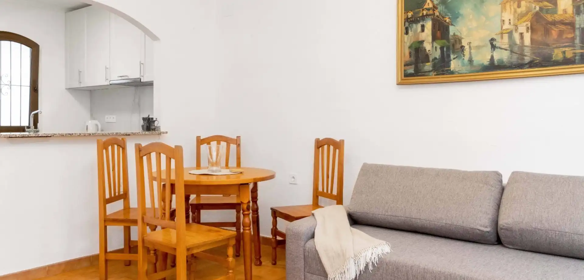 Menjador de Casa o xalet en venda en Orihuela amb Aire condicionat, Terrassa i Moblat