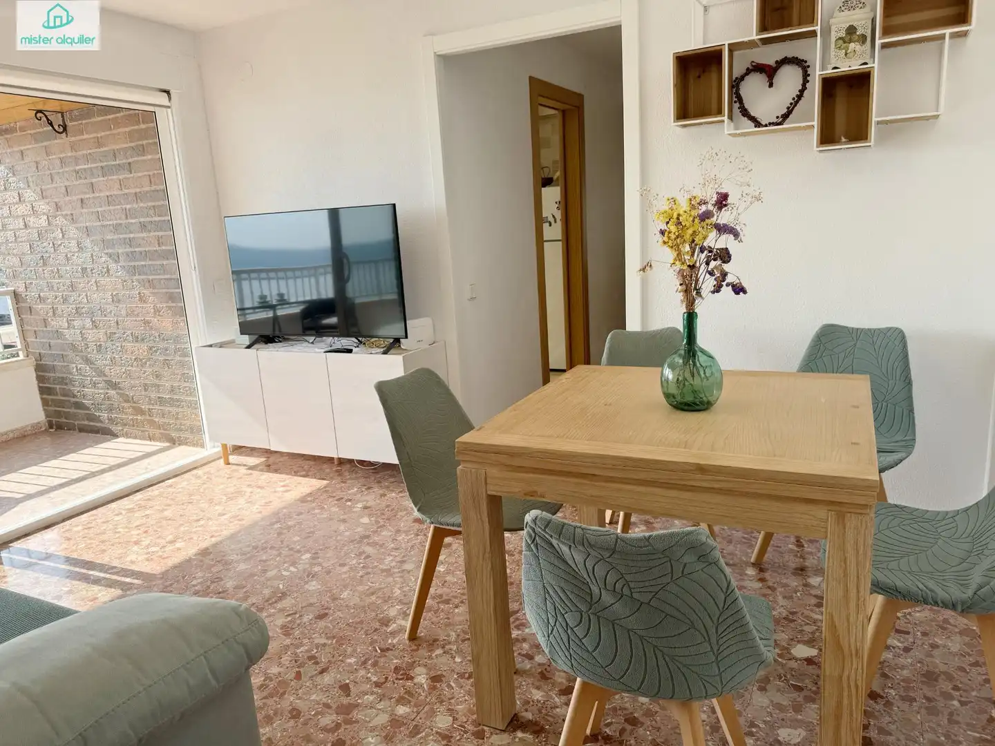 Dining room of Apartments for rent in El Campello  with Air Conditioner, Terrace and Furnished