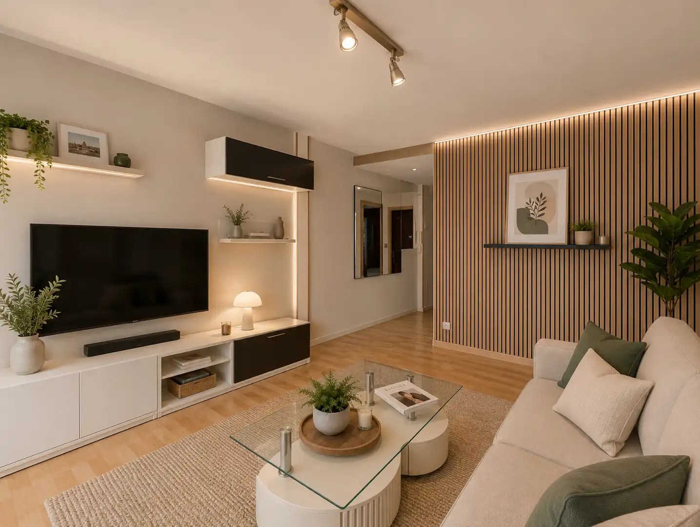 Sala de estar de Piso en venta en Zaragoza con Aire acondicionado, Calefacción y Parquet