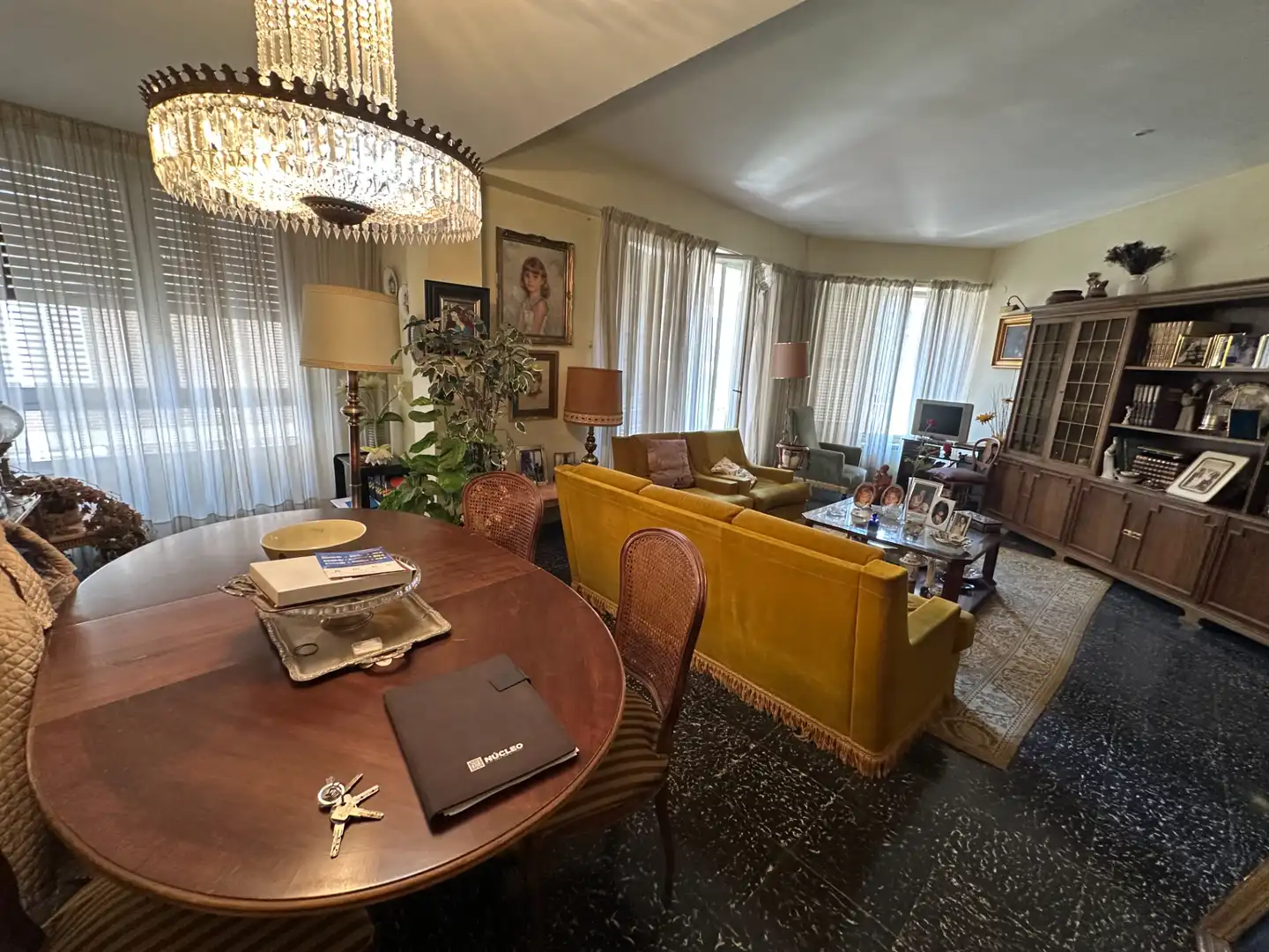 Esszimmer von Wohnung zum Verkauf in Castellón de la Plana / Castelló de la Plana mit Klimaanlage und Balkon