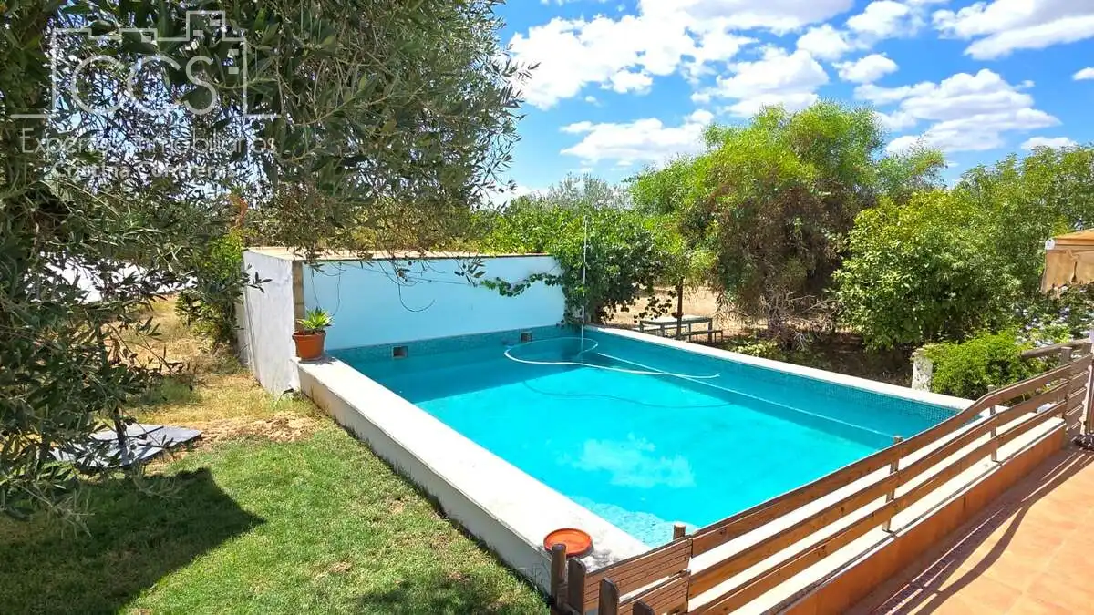 Swimming pool of Country homes for sale in Pilas  with Air Conditioner, Terrace and Storage room