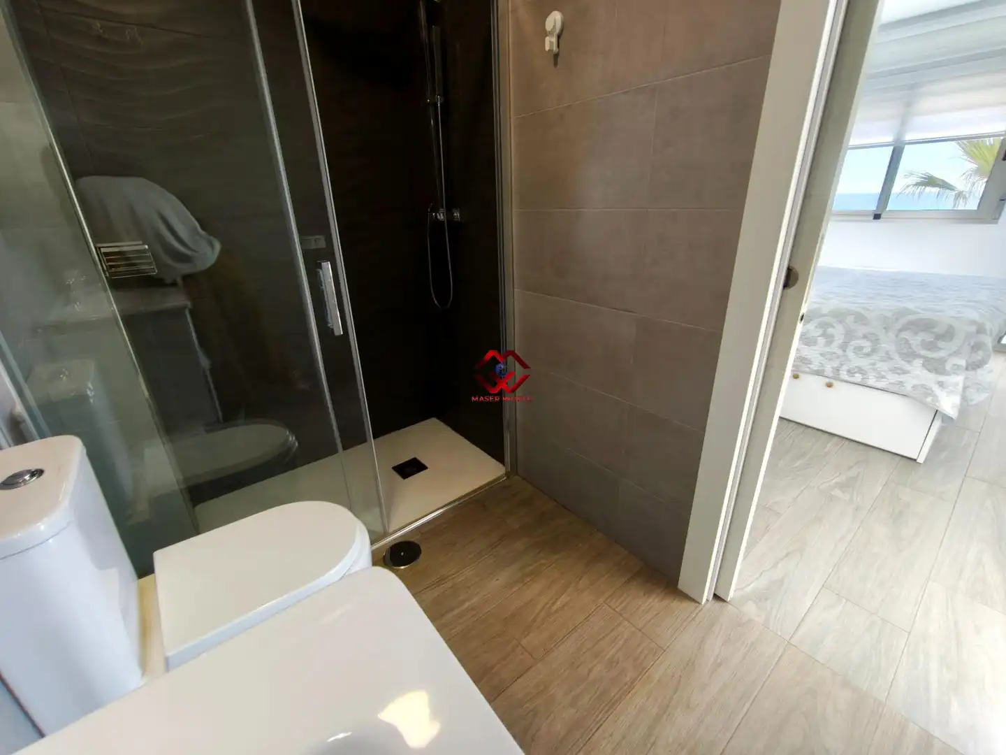 Bany de Apartament en venda en Puerto de Mazarrón