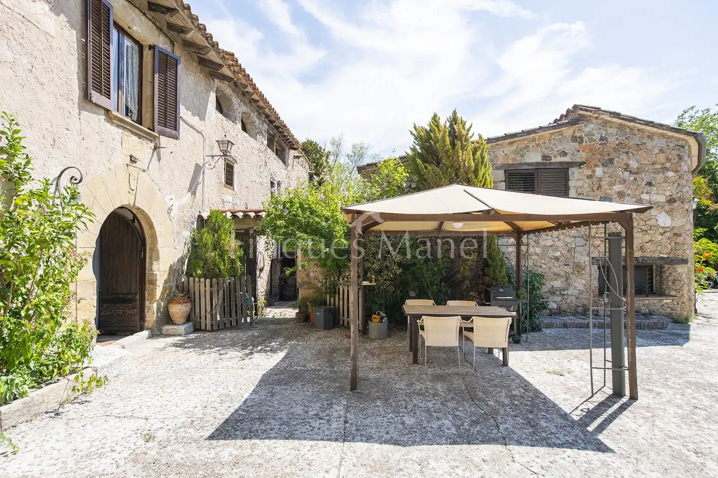 Terrassa de Finca rústica en venda en La Cellera de Ter amb Calefacció, Jardí privat i Terrassa