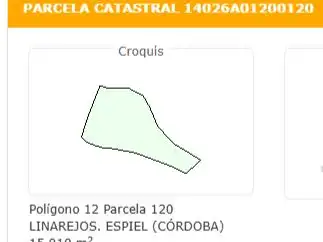 Terreno en venta en Espiel