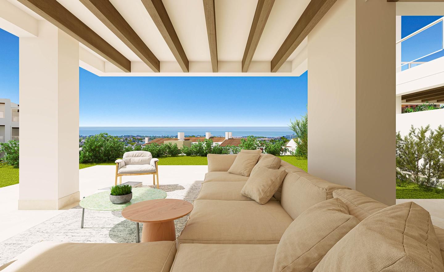 Terrace of Apartment for sale in Benahavís  with Air Conditioner, Heating and Private garden