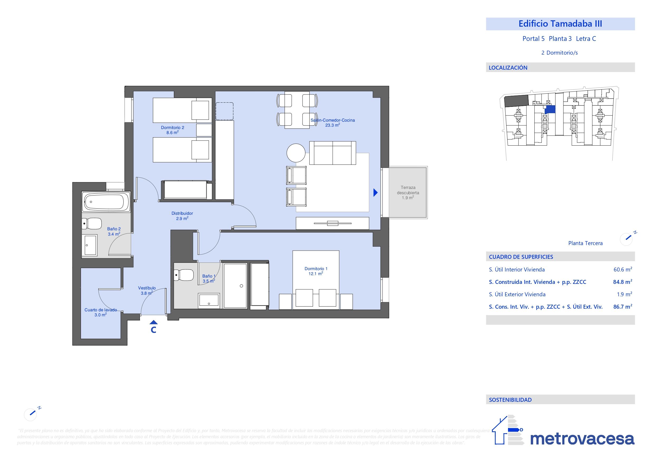 Flat for sale in Pimentero esquina prolongación calle Tulipán, Siete Palmas