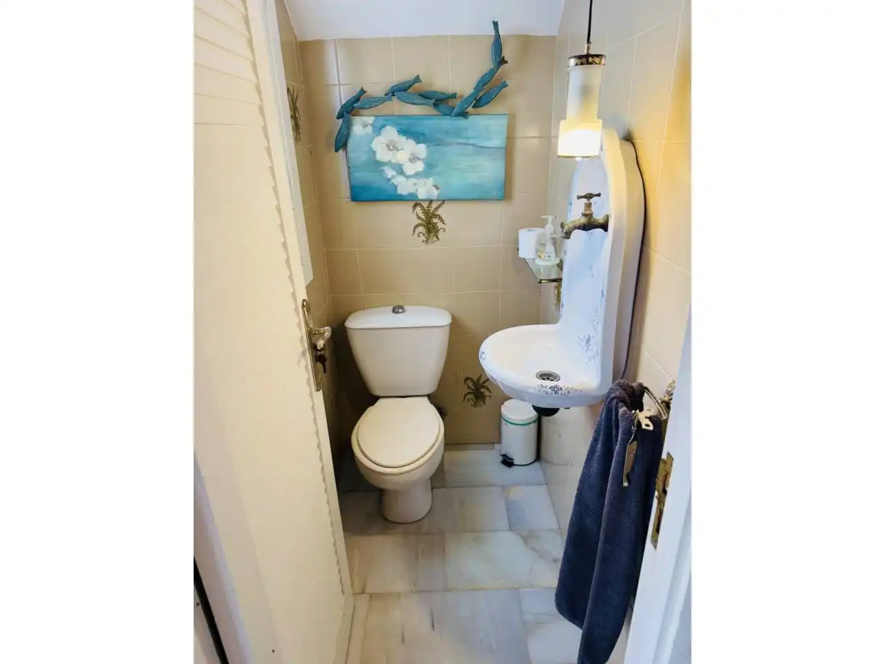 Badezimmer von Haus oder Chalet zum Verkauf in Manilva mit Terrasse und Möbliert