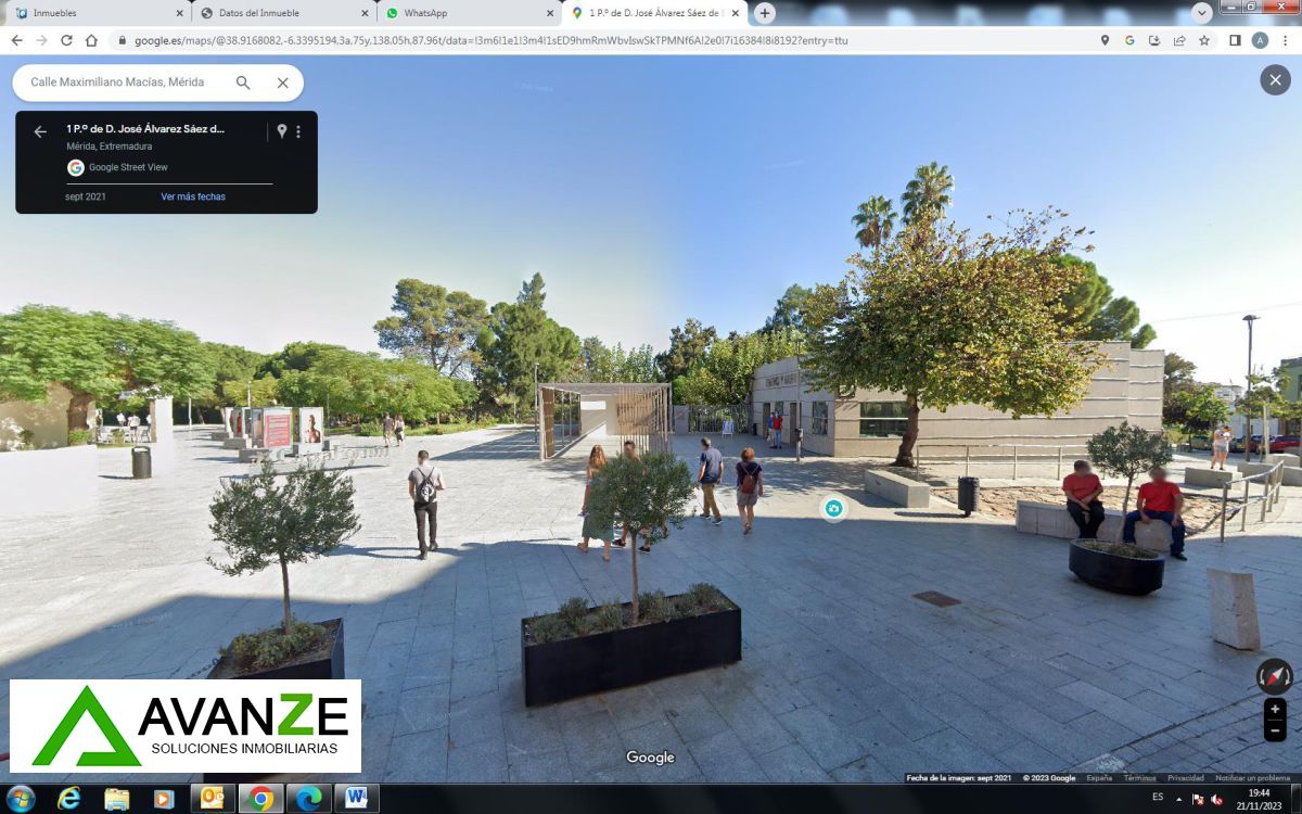 Exterior view of House or chalet for sale in Mérida  with Terrace, Storage room and Balcony