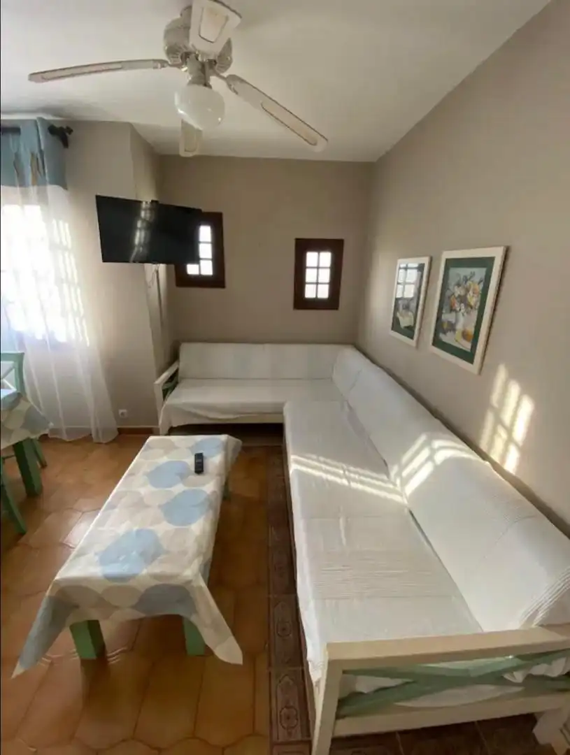 Sala d'estar de Pis en venda en Alaior amb Jardí privat, Piscina i Moblat