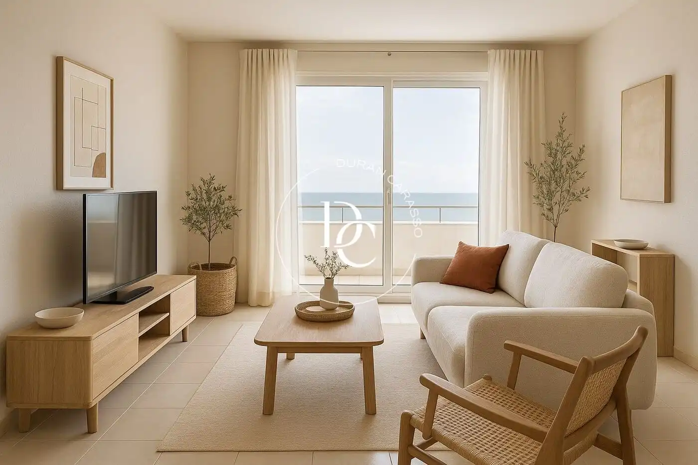 Living room of Duplexes for sale in Sant Pere de Ribes  with Air Conditioner, Heating and Terrace