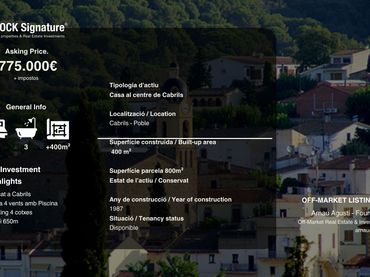 Villa con balcone in vendita a Cabrils